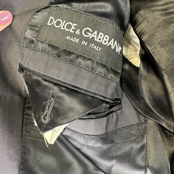 Vintage Dolce & Gabbana Luxury Sport Jacket Blazer Size 50 XL Made In Italy Prep - Picture 11 of 13
